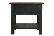 Tyler Creek Grayish Brown/Black End Table - Gate FurnitureEnd Table