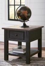 Tyler Creek Grayish Brown/Black End Table - Gate FurnitureEnd Table