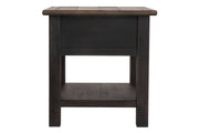 Tyler Creek Grayish Brown/Black End Table - Gate FurnitureEnd Table