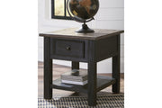 Tyler Creek Grayish Brown/Black End Table - Gate FurnitureEnd Table