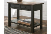 Tyler Creek Grayish Brown/Black Sofa/Console Table - Gate FurnitureSofa Table