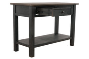 Tyler Creek Grayish Brown/Black Sofa/Console Table - Gate FurnitureSofa Table