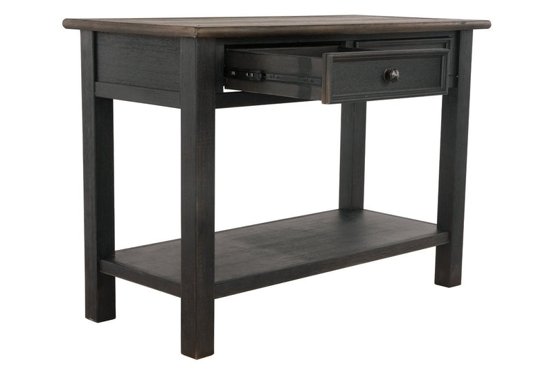 Tyler Creek Grayish Brown/Black Sofa/Console Table - Gate FurnitureSofa Table