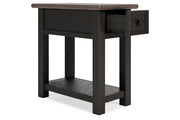 Tyler Creek Two - tone Chairside End Table - Gate FurnitureEnd Table Chair Side