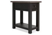 Tyler Creek Two - tone Chairside End Table - Gate FurnitureEnd Table Chair Side