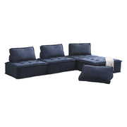 Ulrich Blue Modular 4 - Piece Modular Sectional - Gate FurnitureSectional