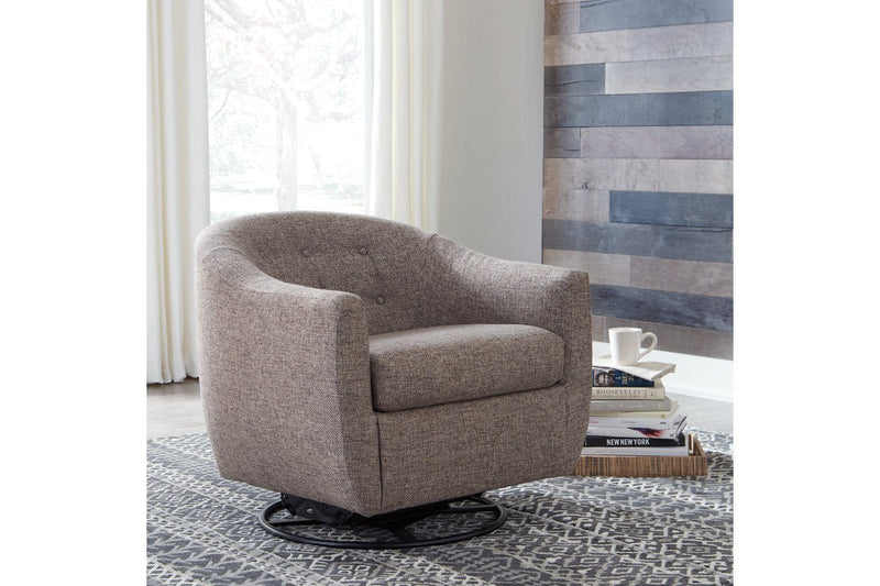 Upshur Taupe Accent Chair - Gate FurnitureAccent Chair