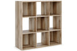 Vaibryn Brown Nine Cube Organizer - EA1428-3X3 - Gate Furniture