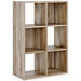 Vaibryn Brown Six Cube Organizer - EA1428-3X2 - Gate Furniture