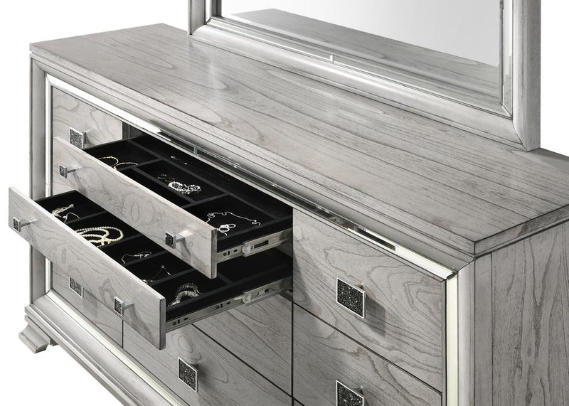 Vail Gray Dresser - Gate FurnitureDresser