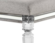 Vail Gray LED Upholstered Panel Bedroom Set - Gate FurnitureBedroom Set