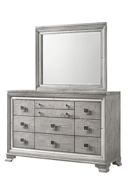 Vail Gray Mirror - B7200-11 - Gate Furniture