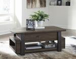 Vailbry Brown Coffee Table with Lift Top - T758-9 - Gate Furniture
