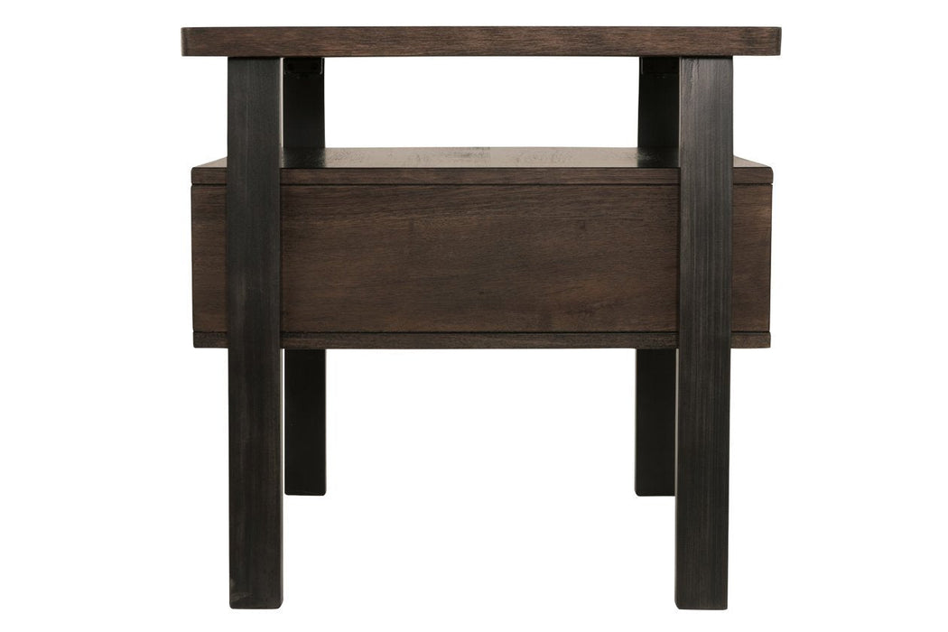 Vailbry Brown End Table - T758-3 - Gate Furniture