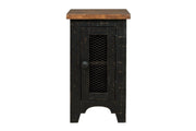 Valebeck Black/Brown Chairside End Table - T468-7 - Gate Furniture