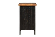 Valebeck Black/Brown Chairside End Table - T468-7 - Gate Furniture