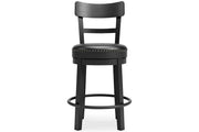 Valebeck Black Counter Height Bar Stool - Gate FurnitureBarstool