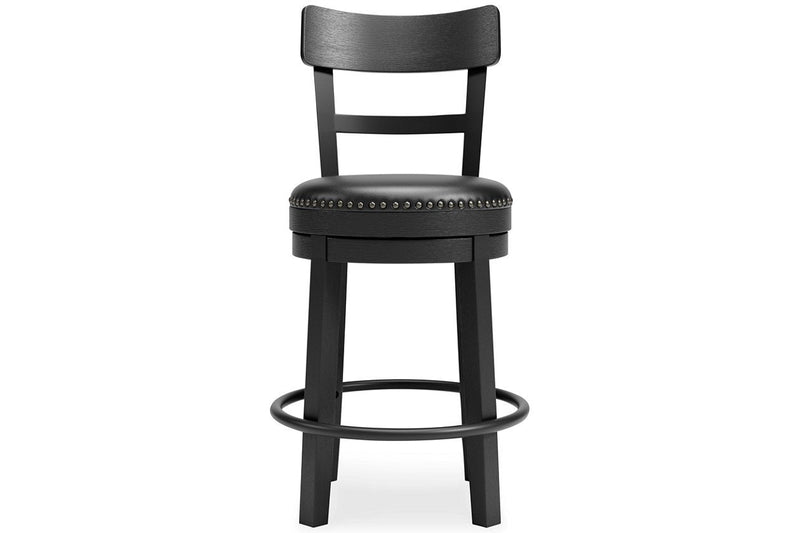 Valebeck Black Counter Height Bar Stool - Gate FurnitureBarstool