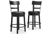 Valebeck Black Counter Height Bar Stool - Gate FurnitureBarstool