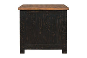Valebeck Black/Brown End Table - Gate FurnitureEnd Table