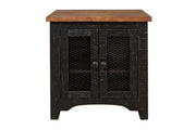 Valebeck Black/Brown End Table - Gate FurnitureEnd Table