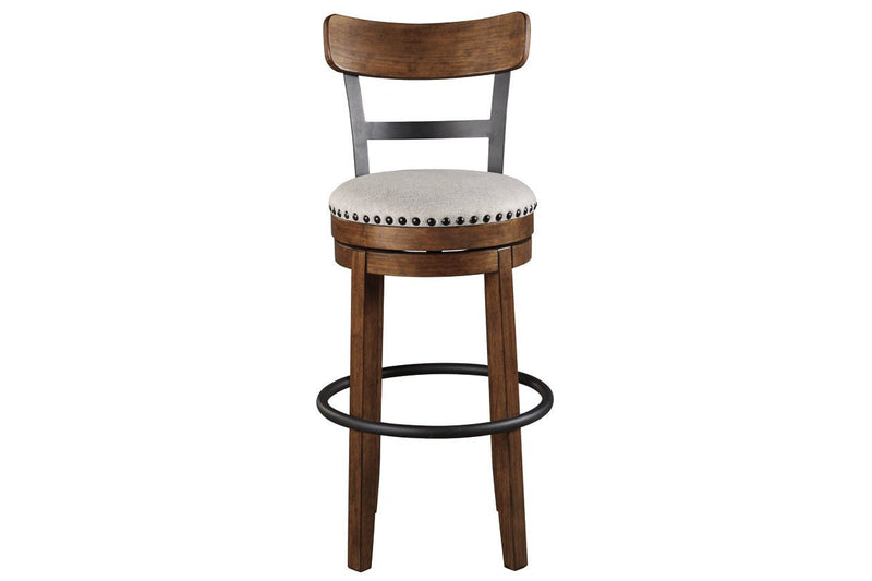 Valebeck Brown Bar Height Bar Stool - Gate FurnitureBarstool