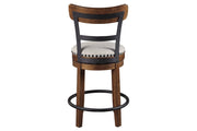 Valebeck Brown Counter Height Bar Stool - Gate FurnitureBarstool