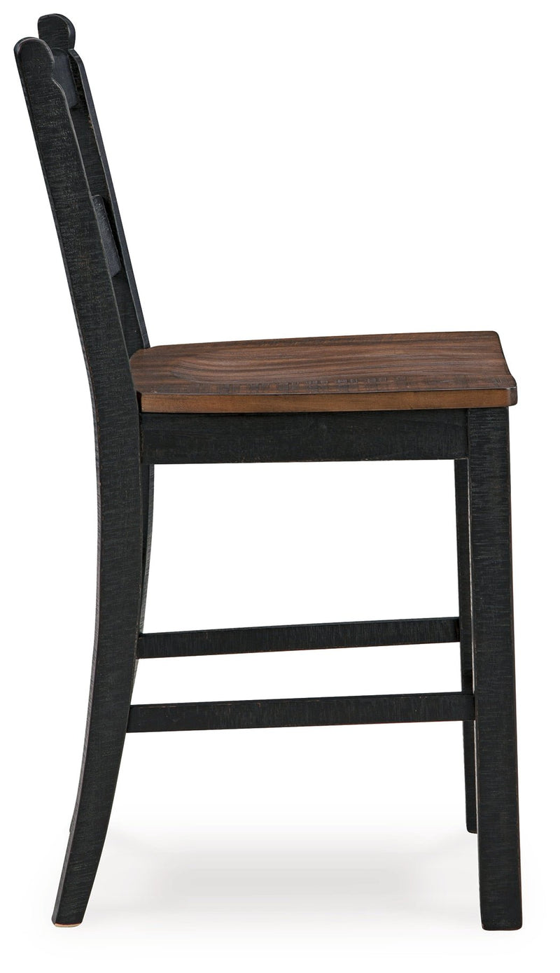 Valebeck Counter Height Barstool (Set of 2) - Gate FurnitureBarstool