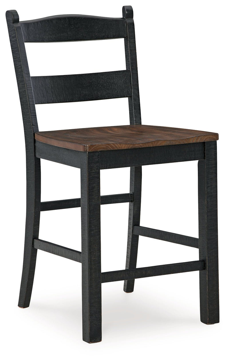 Valebeck Counter Height Barstool (Set of 2) - Gate FurnitureBarstool
