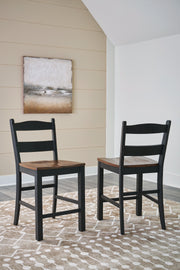 Valebeck Counter Height Barstool (Set of 2) - Gate FurnitureBarstool