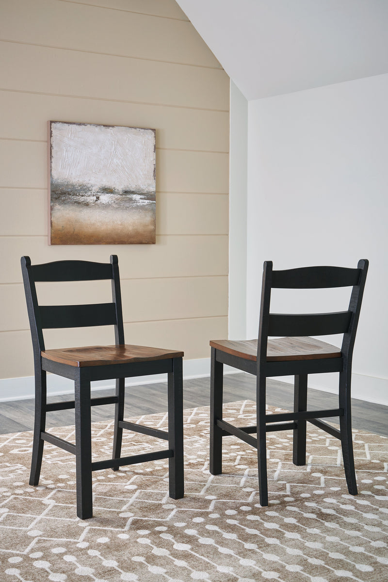 Valebeck Counter Height Barstool (Set of 2) - Gate FurnitureBarstool
