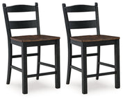 Valebeck Counter Height Barstool (Set of 2) - Gate FurnitureBarstool