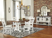 Valebeck White - Brown Dining Room Set - Gate FurnitureDining Room Set