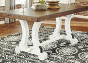 Valebeck White - Brown Dining Room Set - Gate FurnitureDining Room Set