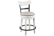 Valebeck White Counter Height Bar Stool - Gate FurnitureBarstool