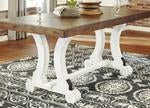 Valebeck White/Brown Dining Table - Gate FurnitureDining Table