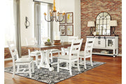 Valebeck White/Brown Dining Table - Gate FurnitureDining Table