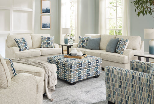 Valerano Parchment Living Room Set - Gate FurnitureLiving Room Set