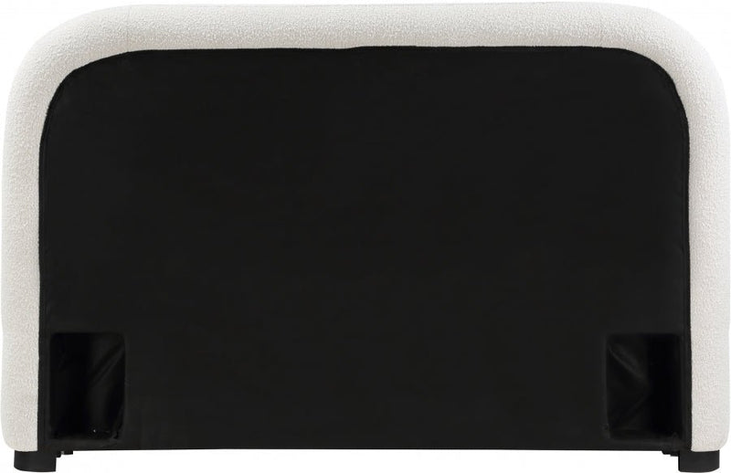 Vaughn Boucle Fabric Full Bed Cream - B1213Cream-F