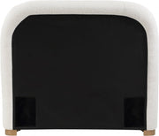 Vaughn Boucle Fabric Twin Bed Cream - Gate FurnitureTwin Bed