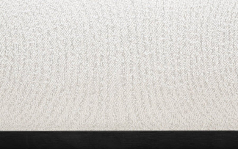 Vaughn Boucle Fabric Twin Bed Cream - Gate FurnitureTwin Bed