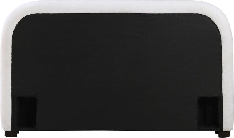 Vaughn Chenille Fabric Full Bed Cream - B1214Cream-F