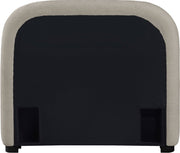 Vaughn Chenille Fabric Twin Bed Beige - Gate FurnitureTwin Bed