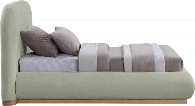 Vaughn Chenille Fabric Twin Bed Mint - Gate FurnitureTwin Bed