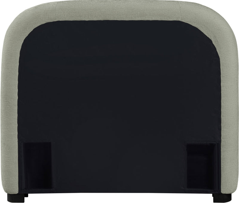 Vaughn Chenille Fabric Twin Bed Mint - Gate FurnitureTwin Bed