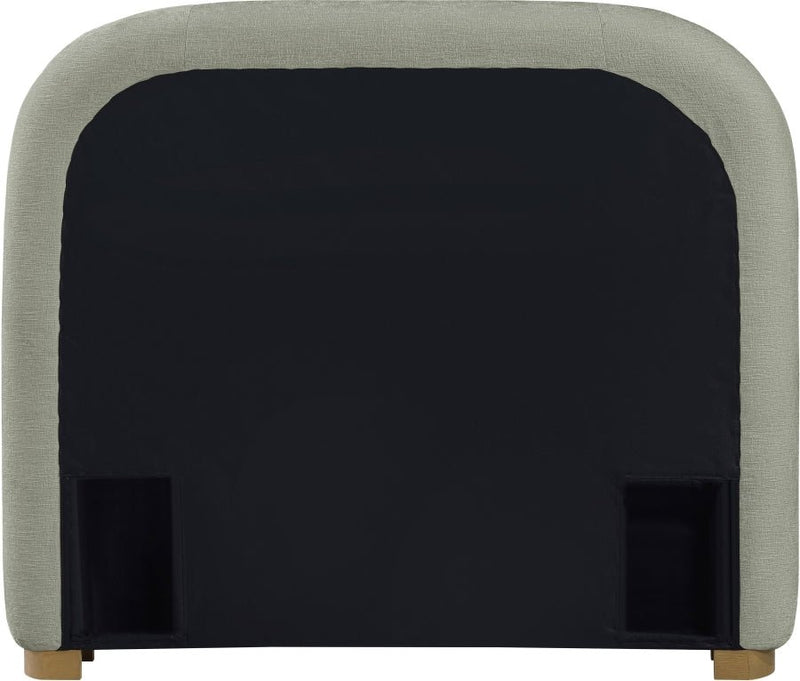 Vaughn Chenille Fabric Twin Bed Mint - Gate FurnitureTwin Bed