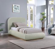 Vaughn Chenille Fabric Twin Bed Mint - Gate FurnitureTwin Bed