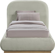 Vaughn Chenille Fabric Twin Bed Mint - Gate FurnitureTwin Bed