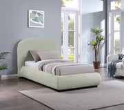 Vaughn Chenille Fabric Twin Bed Mint - Gate FurnitureTwin Bed