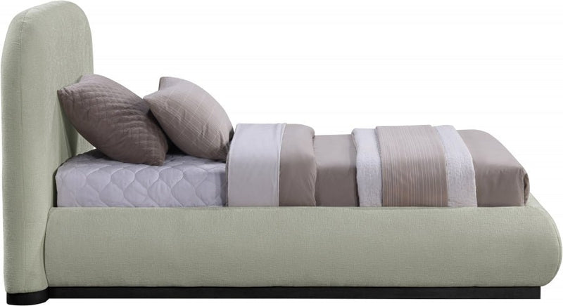 Vaughn Chenille Fabric Twin Bed Mint - Gate FurnitureTwin Bed